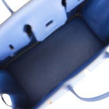 Hermes Birkin 25 Bleu Saphir Togo Gold Hardware
