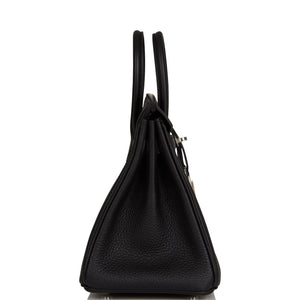 Hermes Birkin 25 Black Togo Palladium Hardware