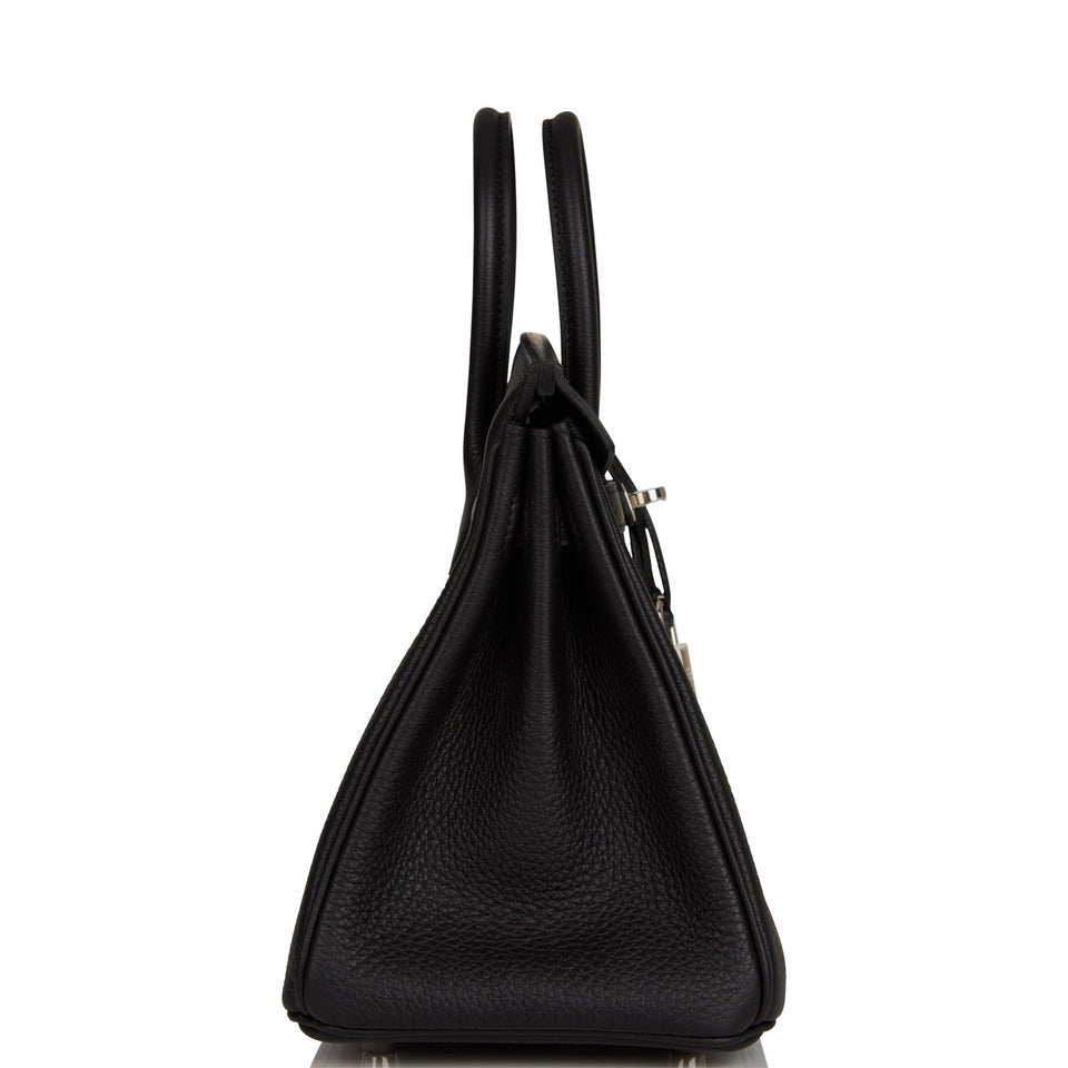 Hermes Birkin 25 Black Togo Palladium Hardware