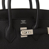 Hermes Birkin 25 Black Togo Palladium Hardware