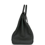 Hermes HAC Birkin 40 Vert Fonce Togo Palladium Hardware