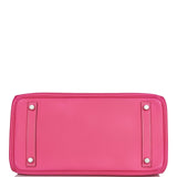 Hermes Birkin 30 Rose Tyrien Candy Epsom Palladium Hardware