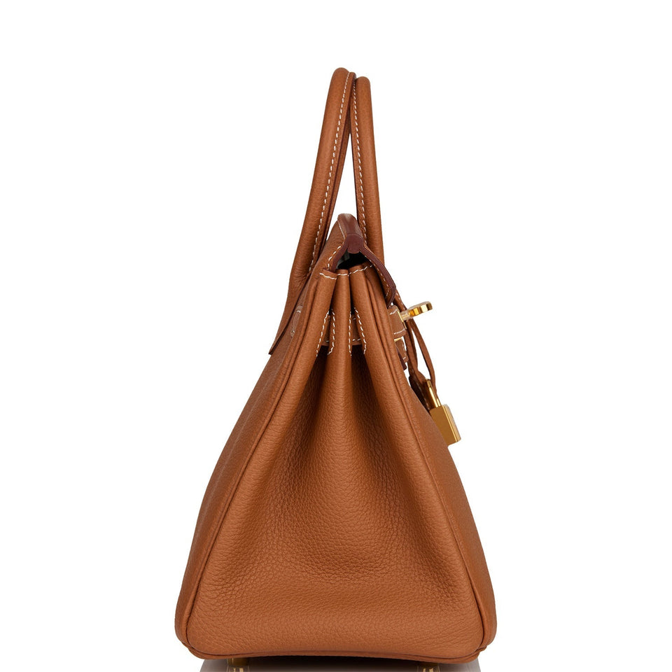 Hermes Birkin 25 Gold Togo Gold Hardware