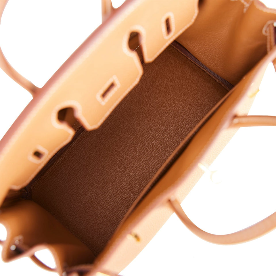 Hermes Birkin 25 Gold Togo Gold Hardware