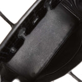 Hermes Birkin 35 Black Shiny Porosus Crocodile Palladium Hardware