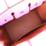 Hermes Birkin 25 Magnolia Verso Novillo Palladium Hardware