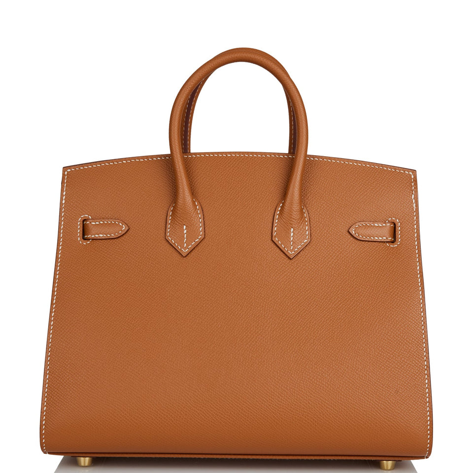 Hermes Birkin Sellier 25 Gold Epsom Gold Hardware