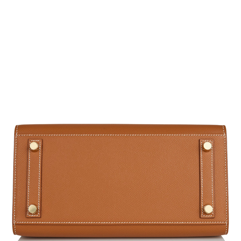 Hermes Birkin Sellier 25 Gold Epsom Gold Hardware