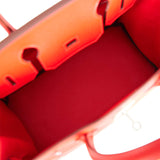 Hermes Birkin 30 Rouge de Coeur Epsom Palladium Hardware