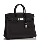 Hermes Birkin 25 Black Togo Palladium Hardware