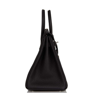 Hermes Birkin 25 Black Togo Palladium Hardware
