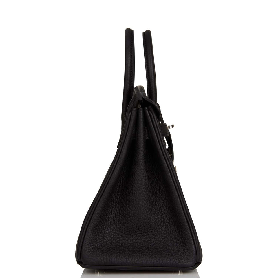Hermes Birkin 25 Black Togo Palladium Hardware