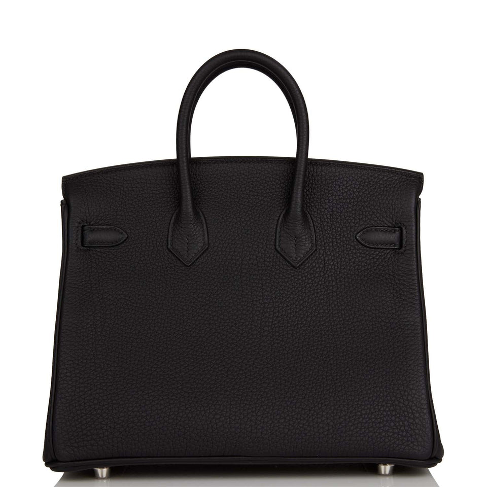 Hermes Birkin 25 Black Togo Palladium Hardware