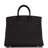 Hermes Birkin 25 Black Togo Palladium Hardware