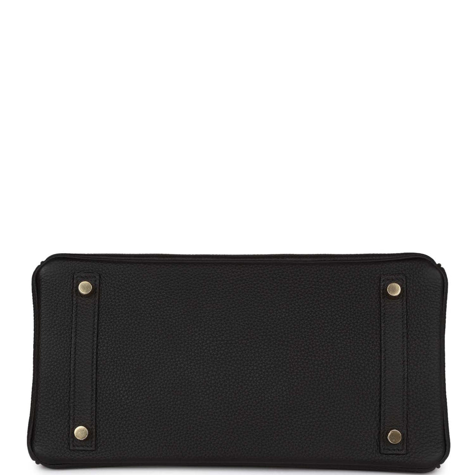Hermes Birkin 30 Black Togo Gold Hardware