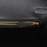 Hermes Birkin 30 Black Togo Gold Hardware