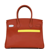 Hermes Colormatic Birkin 30 Cuivre, Nata and Bleu Brume Swift Palladium Hardware
