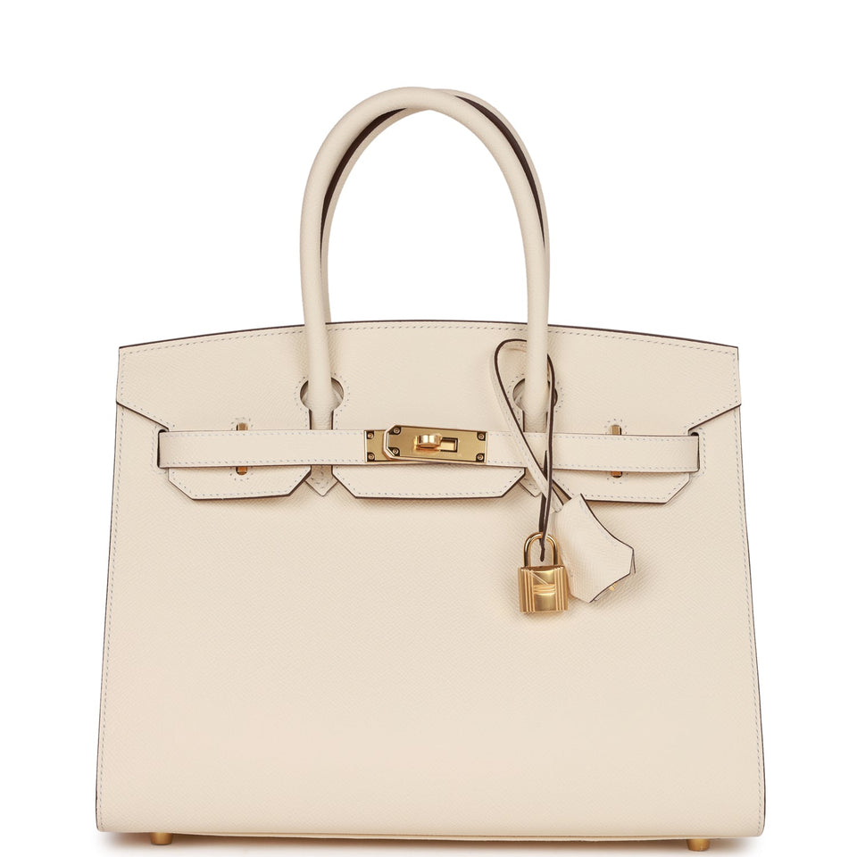 Hermes Birkin Sellier 30 Nata Epsom Gold Hardware