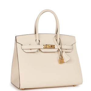 Hermes Birkin Sellier 30 Nata Epsom Gold Hardware