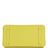 Hermes Birkin 30 Lime Epsom Gold Hardware
