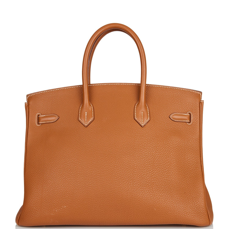 Hermes Birkin 35 Gold Togo Gold Hardware