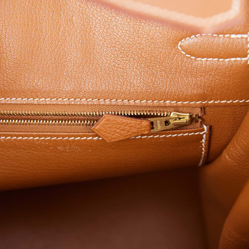 Hermes Birkin 35 Gold Togo Gold Hardware