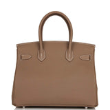 Hermes Birkin 30 Etoupe Togo Palladium Hardware