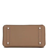 Hermes Birkin 30 Etoupe Togo Palladium Hardware