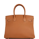 Hermes Birkin 30 Gold Togo Gold Hardware