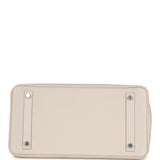 Hermes Birkin 30 Craie Togo Palladium Hardware