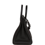 Hermes Birkin 25 Black Lizard and Togo Touch Palladium Hardware