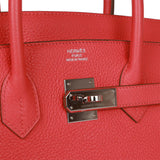 Hermes Birkin 35 Rose Jaipur Clemence Palladium Hardware