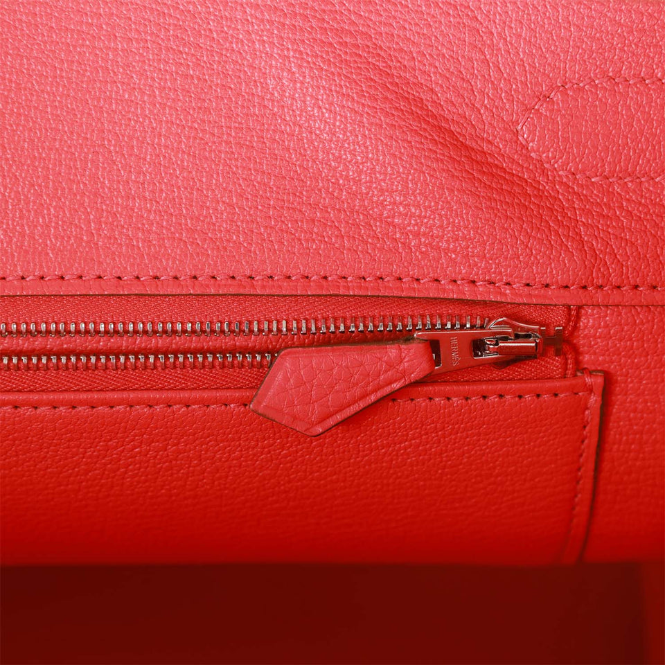 Hermes Birkin 35 Rose Jaipur Clemence Palladium Hardware