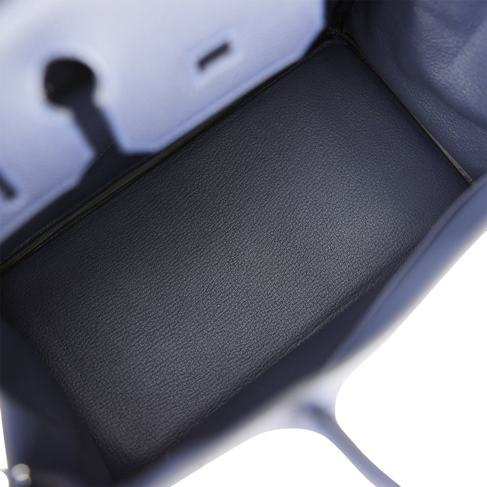 Hermes Birkin 30 Bleu Nuit Togo Palladium Hardware