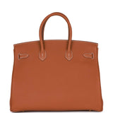 Hermes Birkin 35 Gold Togo Gold Hardware