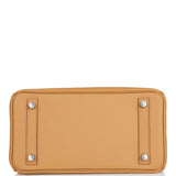 Hermes Birkin 25 In & Out Biscuit Swift Palladium Hardware