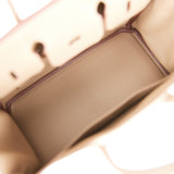 Hermes Birkin 25 Gris Caillou Grizzly and Swift Palladium Hardware