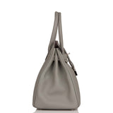 Hermes Birkin 30 Gris Mouette Togo Palladium Hardware