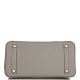 Hermes Birkin 30 Gris Mouette Togo Palladium Hardware