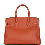 Hermes Birkin 30 Cuivre Novillo Palladium Hardware