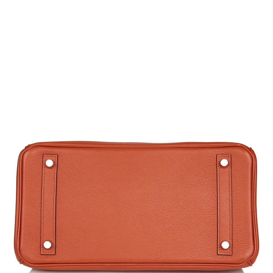 Hermes Birkin 30 Cuivre Novillo Palladium Hardware