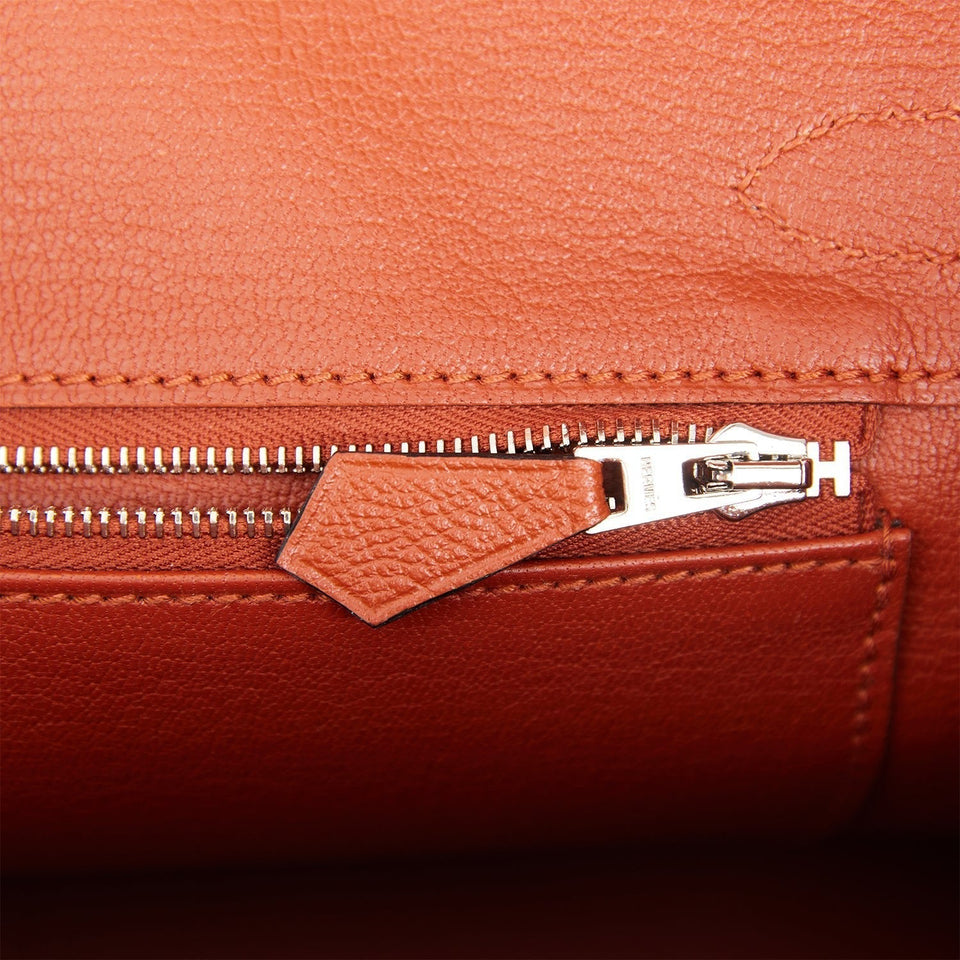 Hermes Birkin 30 Cuivre Novillo Palladium Hardware