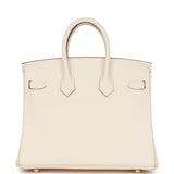 Hermes Birkin 25 Nata Swift Gold Hardware