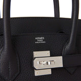 Hermes Birkin 30 Black Togo Palladium Hardware