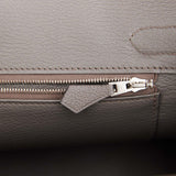 Hermes Birkin 30 Etain Togo Palladium Hardware