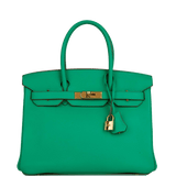 Hermes Birkin 30 Menthe Clemence Gold Hardware - Payment 1 for CD