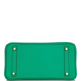 Hermes Birkin 30 Menthe Clemence Gold Hardware -