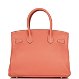 Hermes Birkin 30 Crevette Clemence Gold Hardware