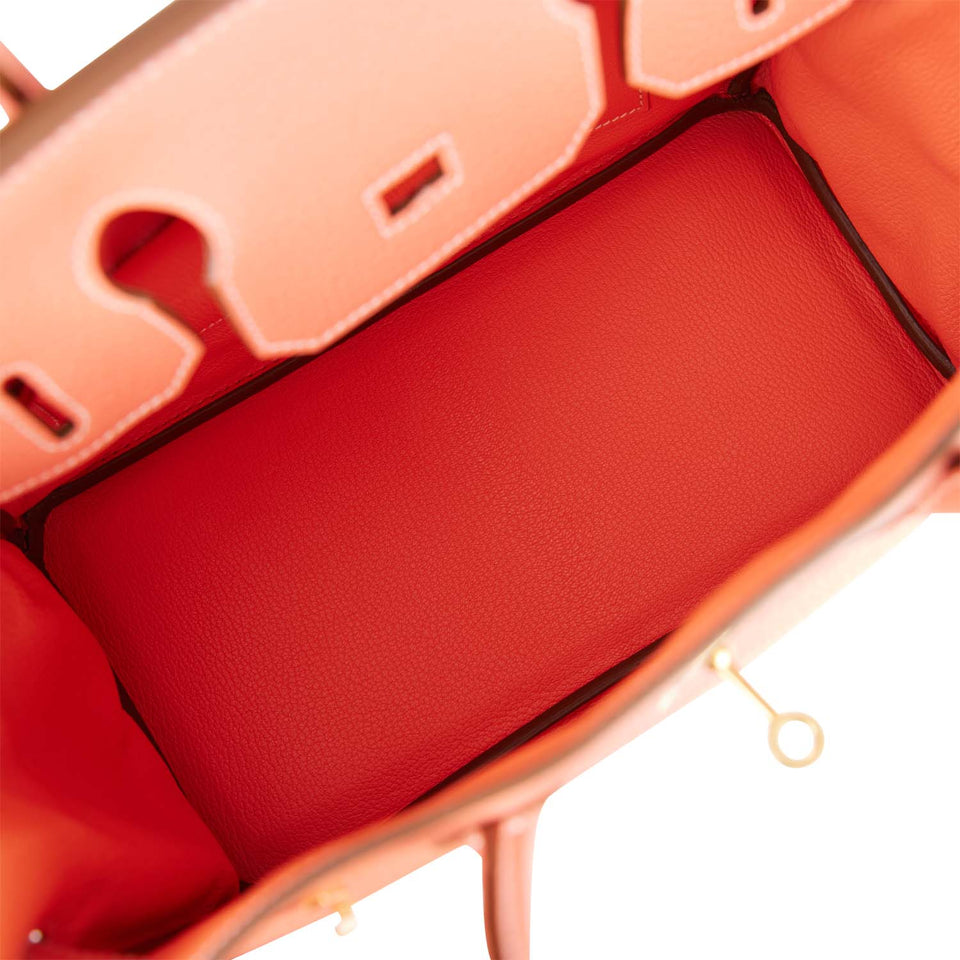 Hermes Birkin 30 Crevette Clemence Gold Hardware