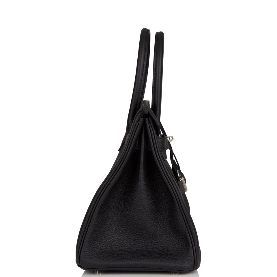 Hermes Birkin 30 Black Togo Palladium Hardware